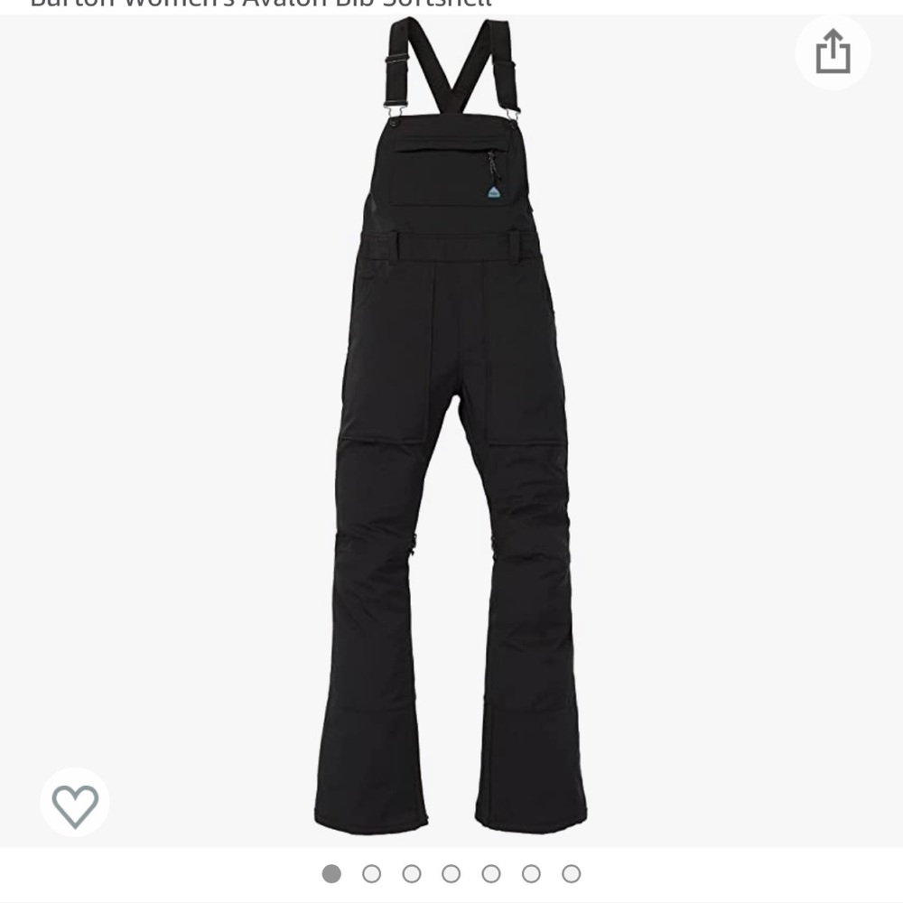 Black womens burton Avalon snowsuit